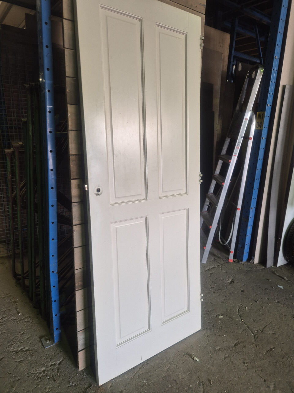 Gebruikte paneeldeur met 4 panelen – 77,5×201,5 cm – 11197 - Foto 2