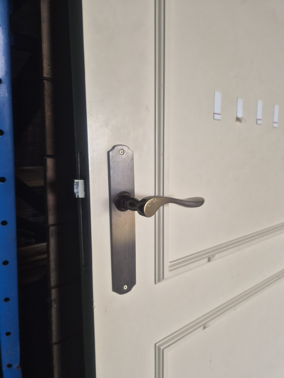 Gebruikte binnendeur met 2 panelen – 82,5x200 cm - 11208 - Foto 3