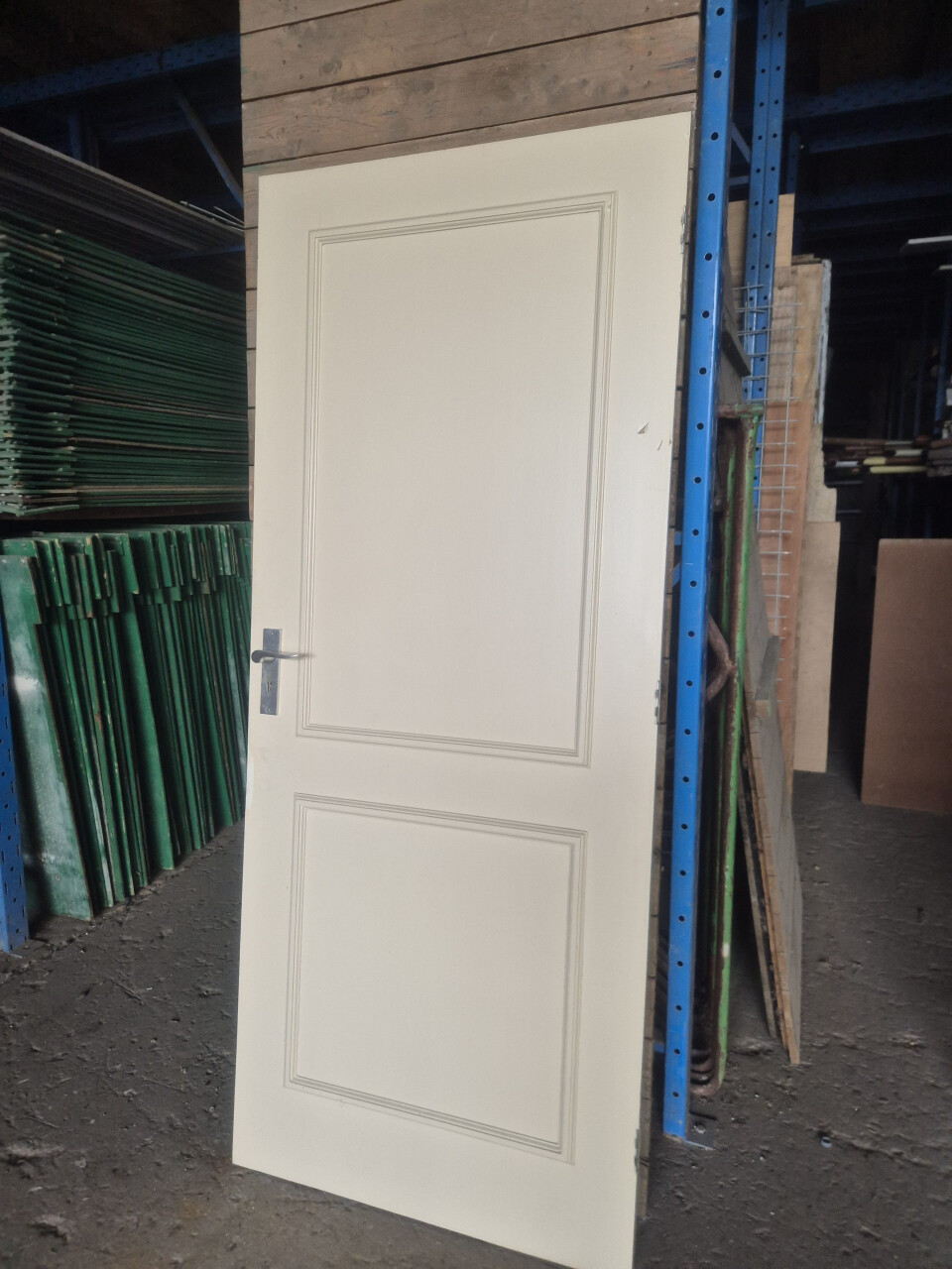 Gebruikte binnendeur met 2 panelen – 82,5x201 cm - 11209 - Foto 2