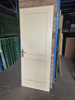 Gebruikte binnendeur met 2 panelen – 78x201 cm - 11211 - Foto 1