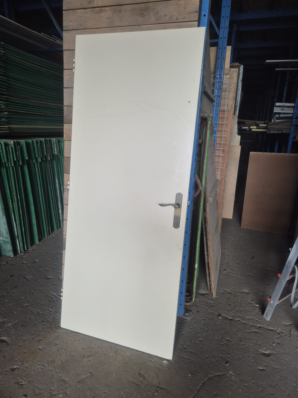 Gebruikte binnendeur met 2 panelen (één kant) – 83x201 cm - 11214 - Foto 2