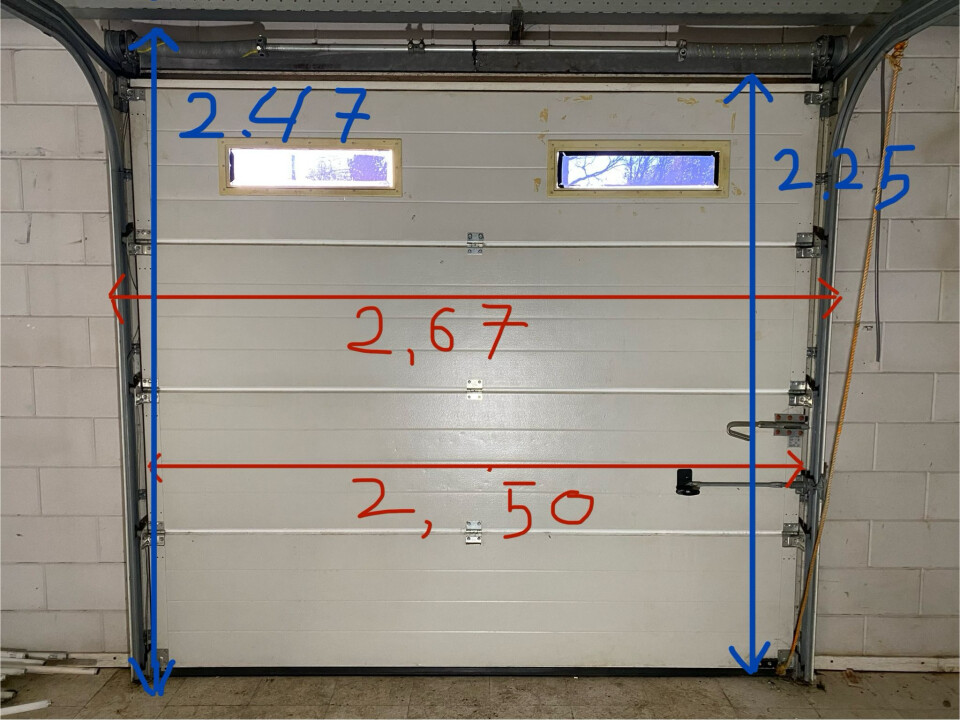 Roldeur - Sectionaaldeur - 250x225 cm - Foto 3