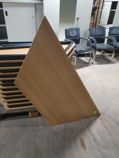 Kantinetafels | bruin - Trapeziumvorm - Foto 2