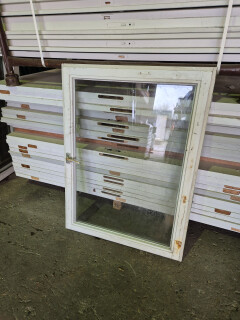 Rechthoekig binnen raam met dubbel glas - 88,5x120 cm - Foto 1