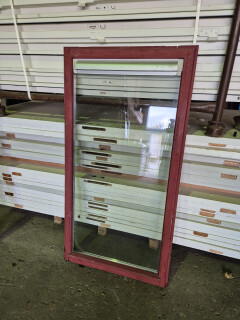 Binnen raam met dubbel glas - 78,5x149,5 cm - Foto 1