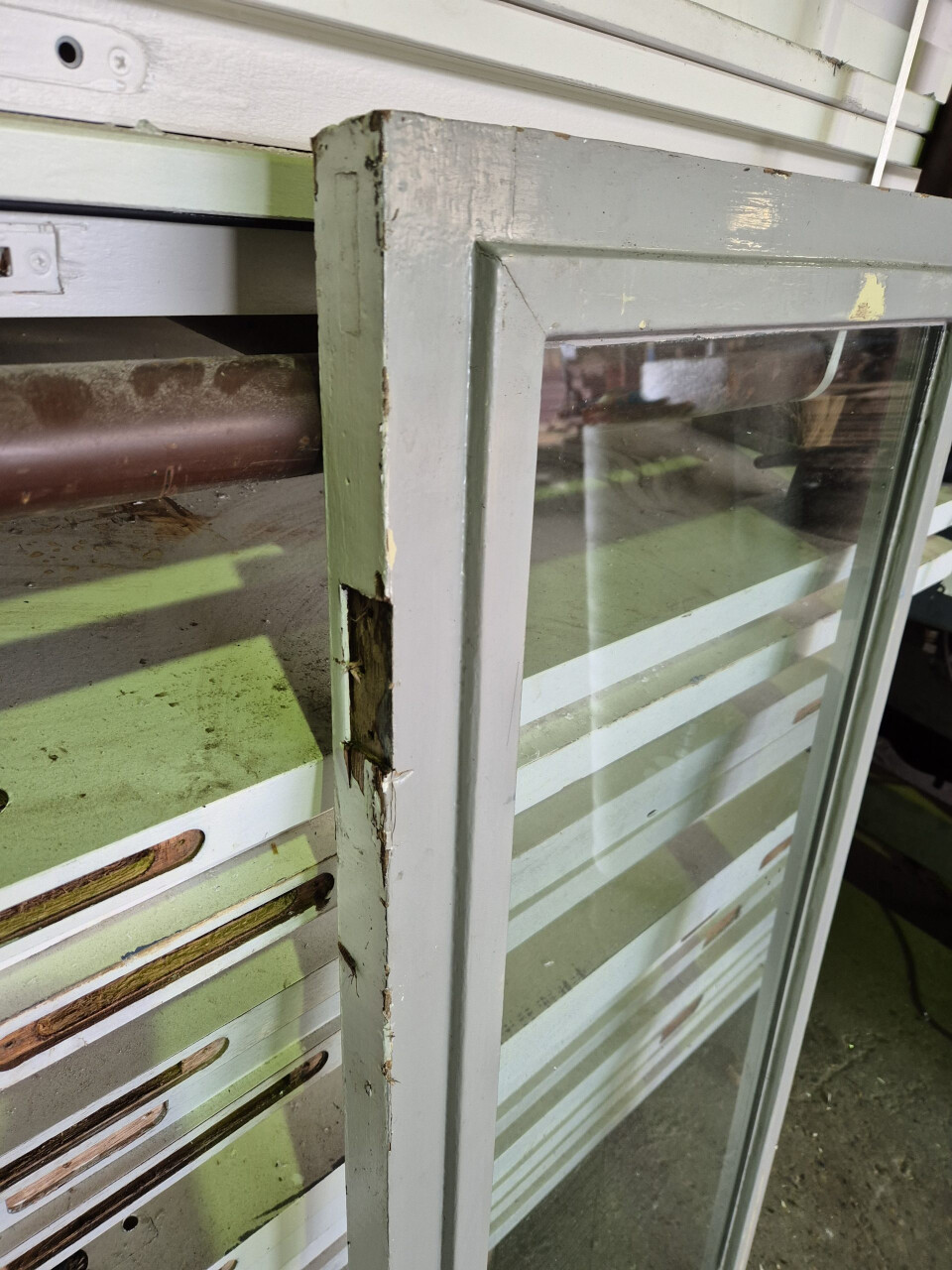 Binnenraam met dubbel glas - 58x128,5 cm - Foto 2