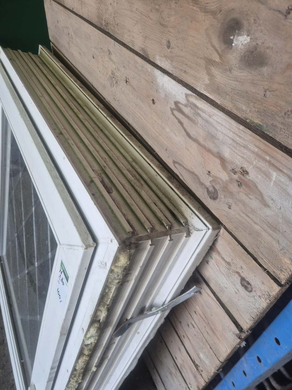 Kunststof raamkozijn met glas in lood raam - Foto 3