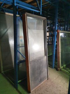 Langwerpig raamkozijn met borstwering | 88x220 cm - Foto 1