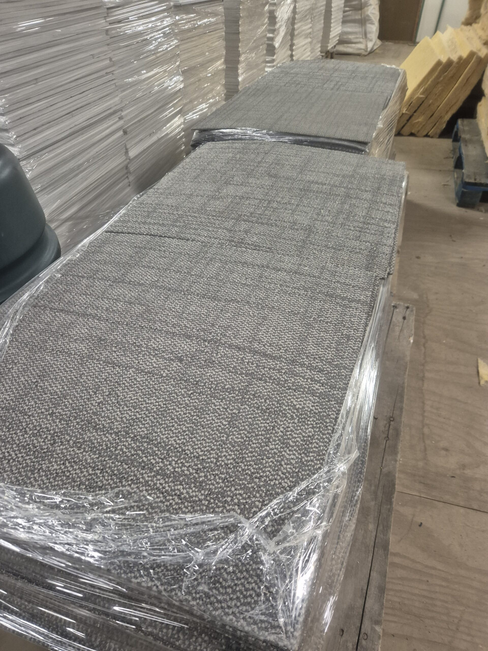 Tapijttegels grijs - 61x61 cm - Foto 2