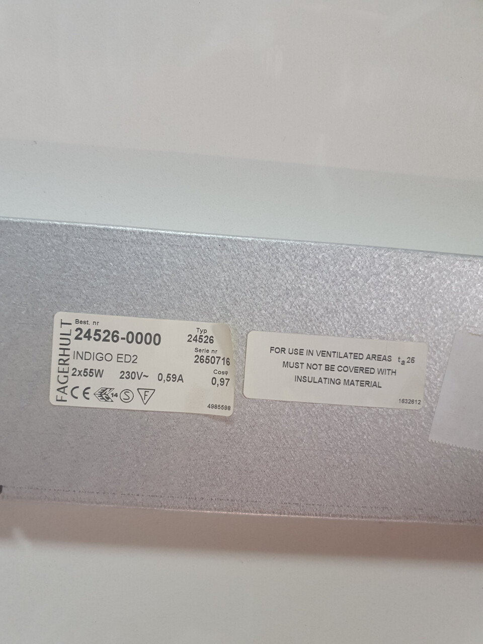 Systeemplafond lampen | TL-bakken | 60x60x13 - Foto 3