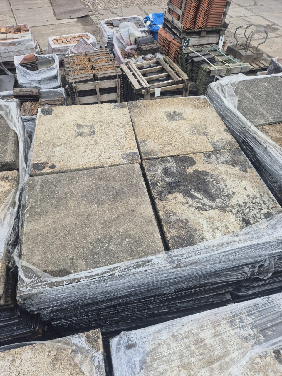 Betontegel 50x50x6 cm - Terras tegel - Stoeptegel - Foto 1