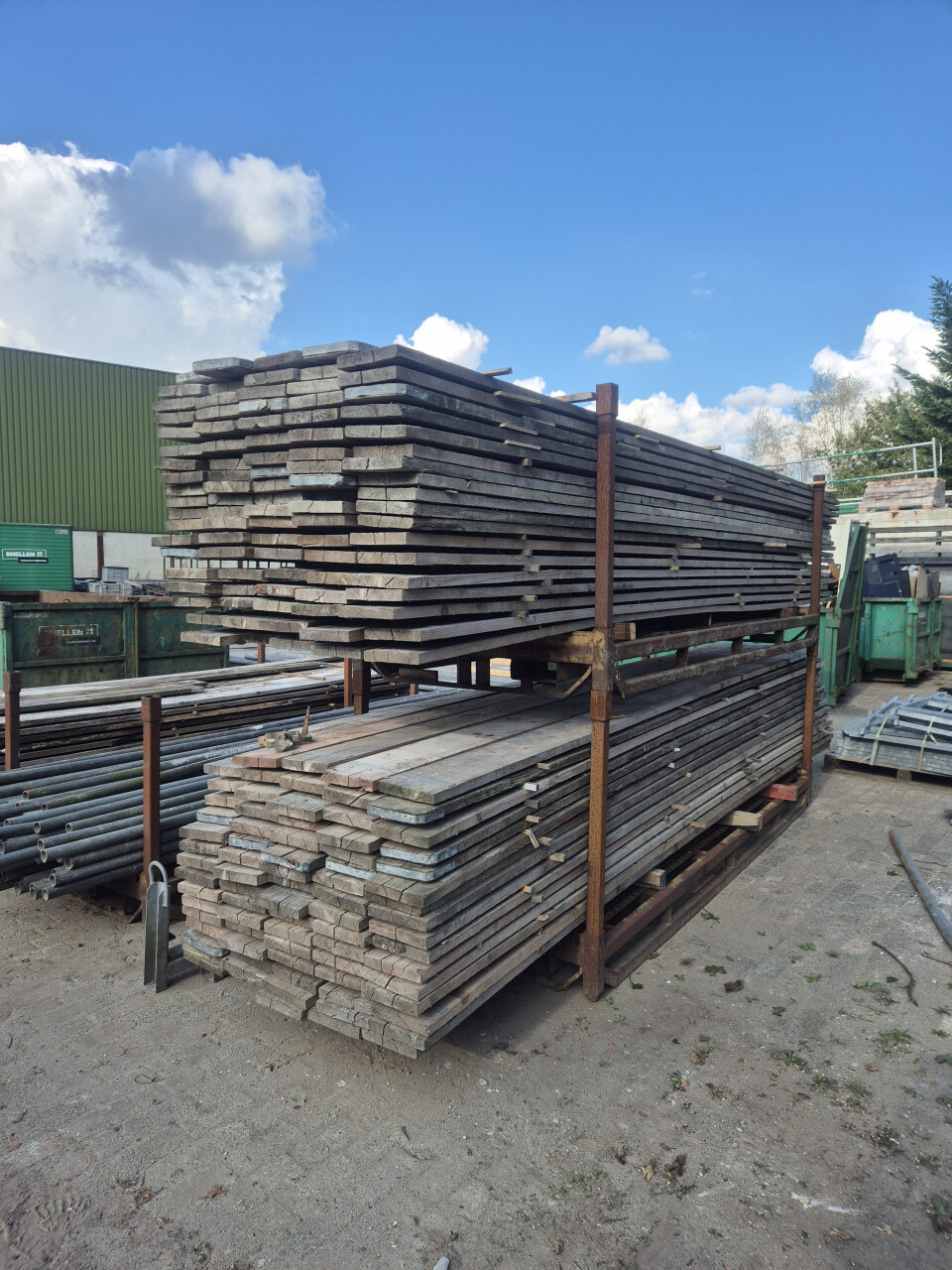 Steigerplanken - Hout - Gebruikt - 500 cm - Foto 1