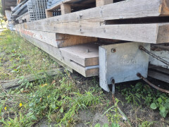 Zware houten draag balken - Houten balk 490x125x9200 mm - Foto 1