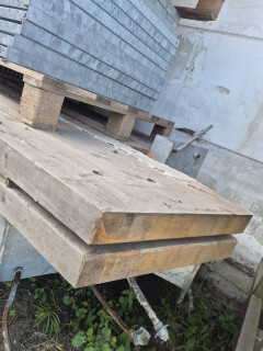 Zware houten draag balken - Houten balk 490x125x9200 mm - Foto 2