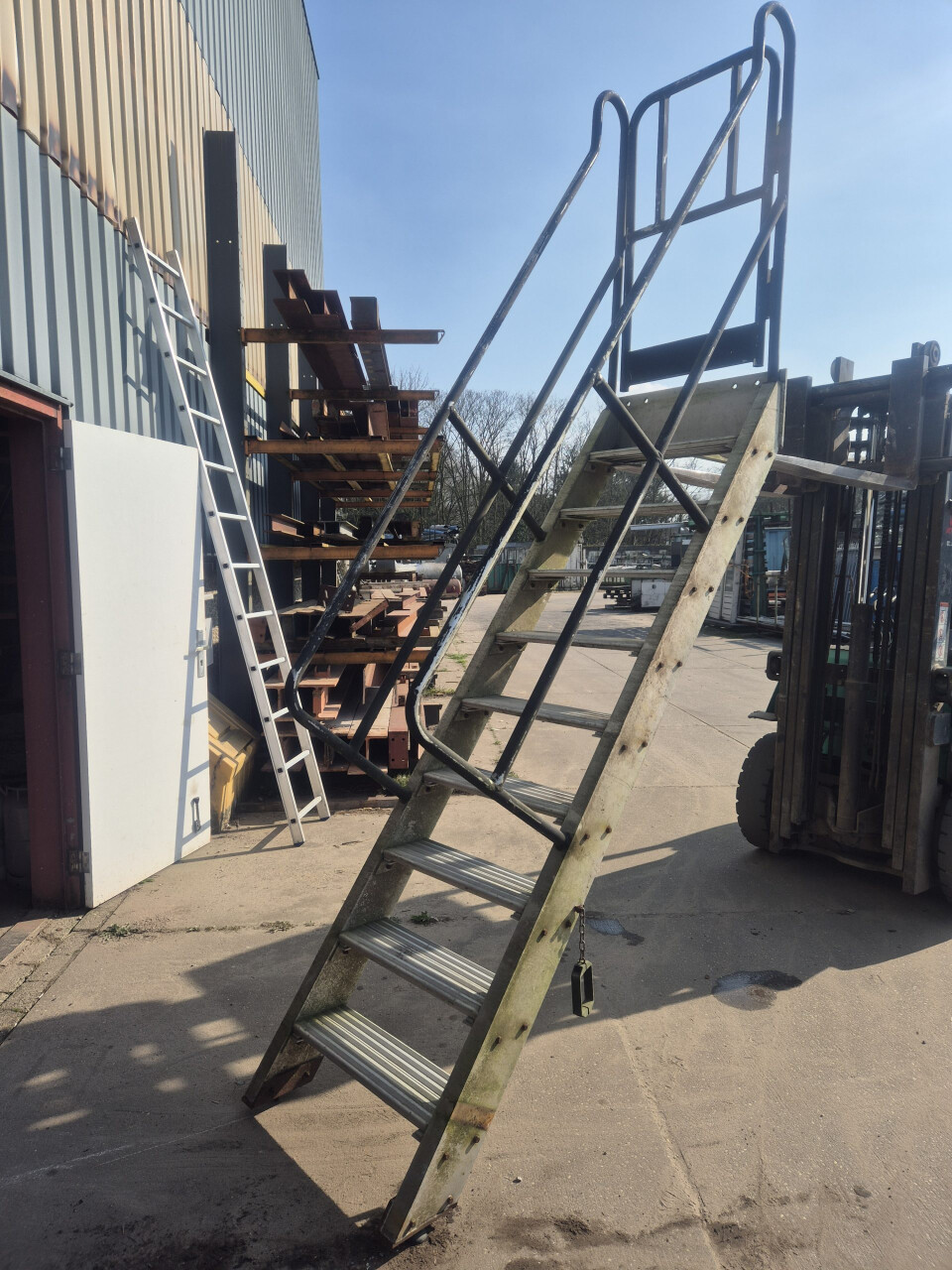 Aluminium trap - 200 cm hoog - 70 cm breed - Foto 1