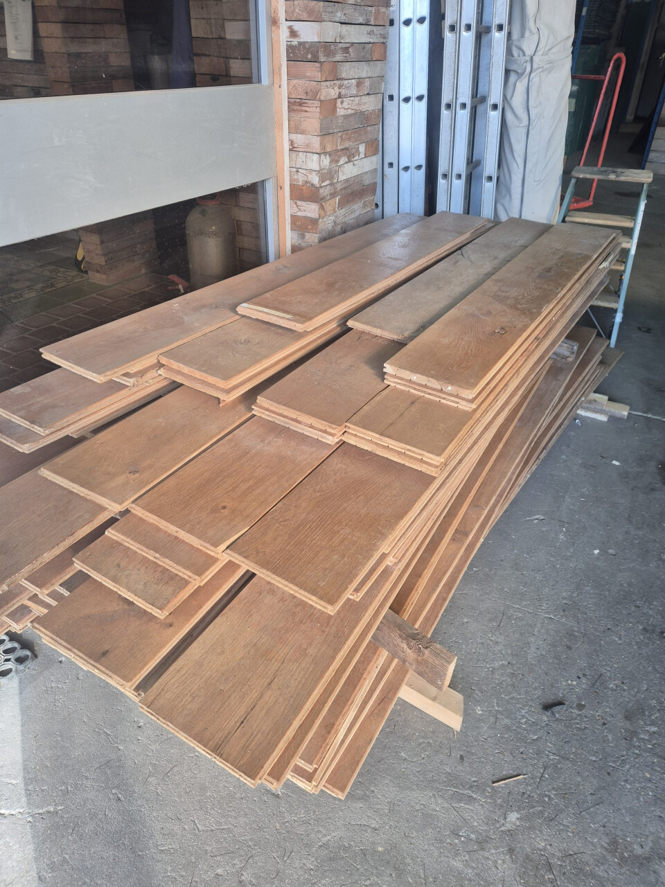 Wit Eiken planken - Vloerdelen - Mes en groef - Foto 1