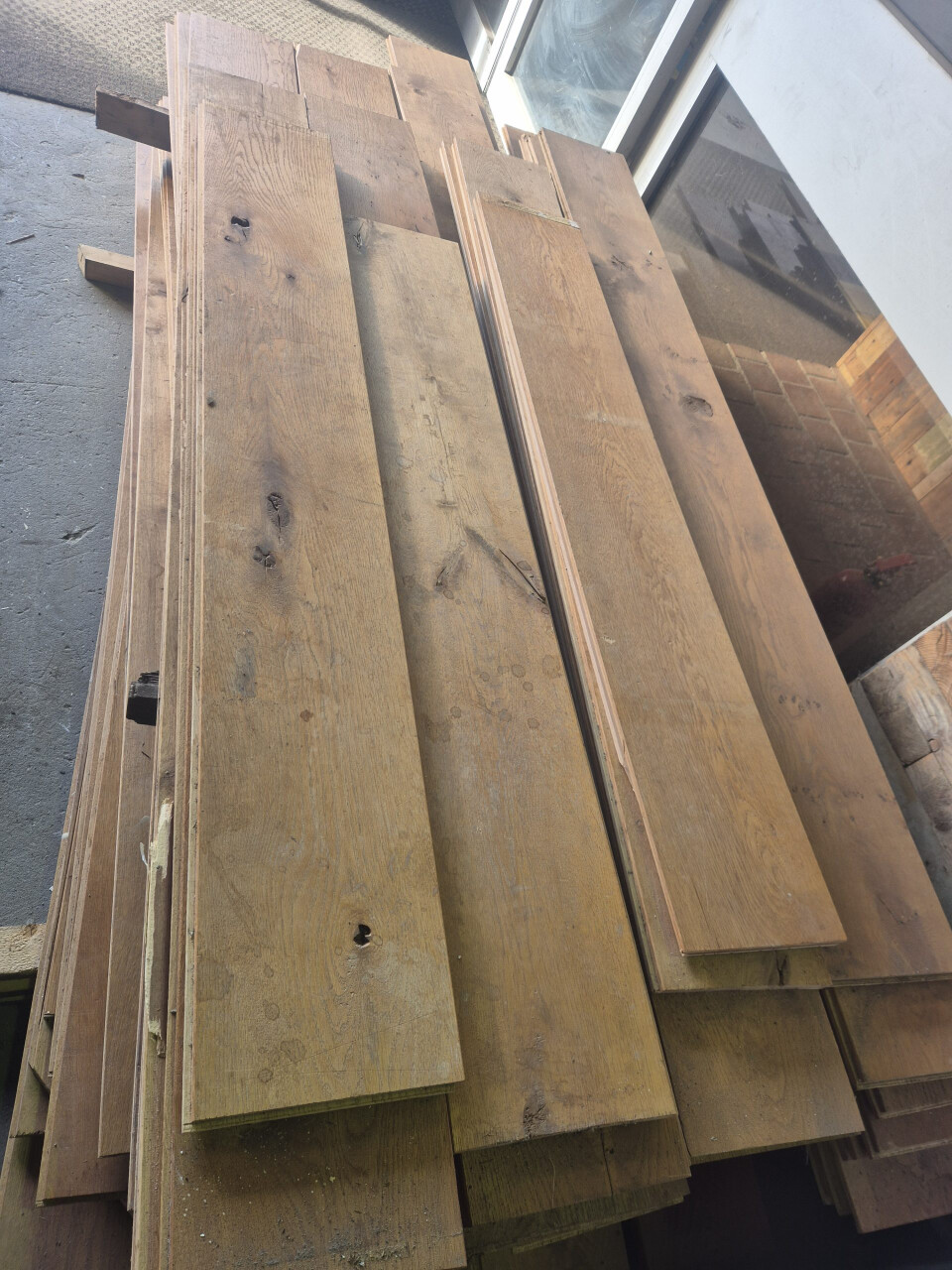 Wit Eiken planken - Vloerdelen - Mes en groef - Foto 2