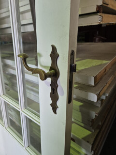 Binnendeur met glas - Antieke deurklink - 12950 - Foto 3