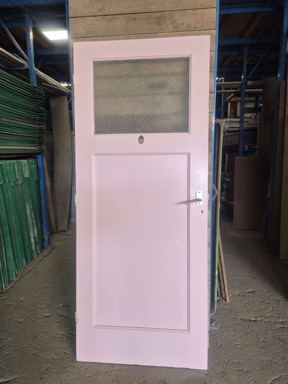 2-vaks paneeldeur met glas - 11151 - Foto 1