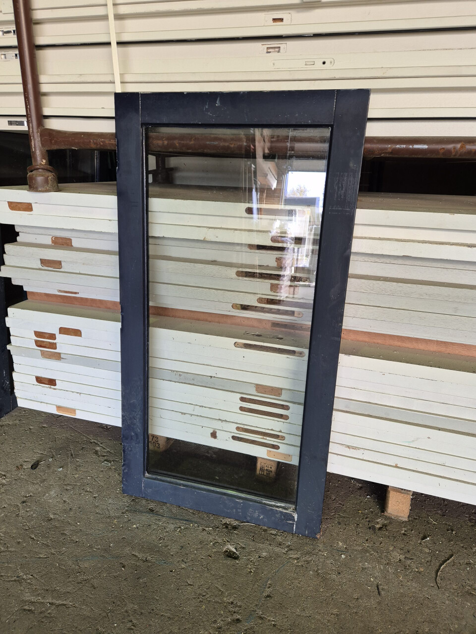 Gebruikt binnen raam - Dubbel glas - Staand - 12104 - Foto 1