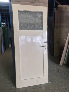 Binnendeur met glas - Toiletdeur - 11158 - Foto 1