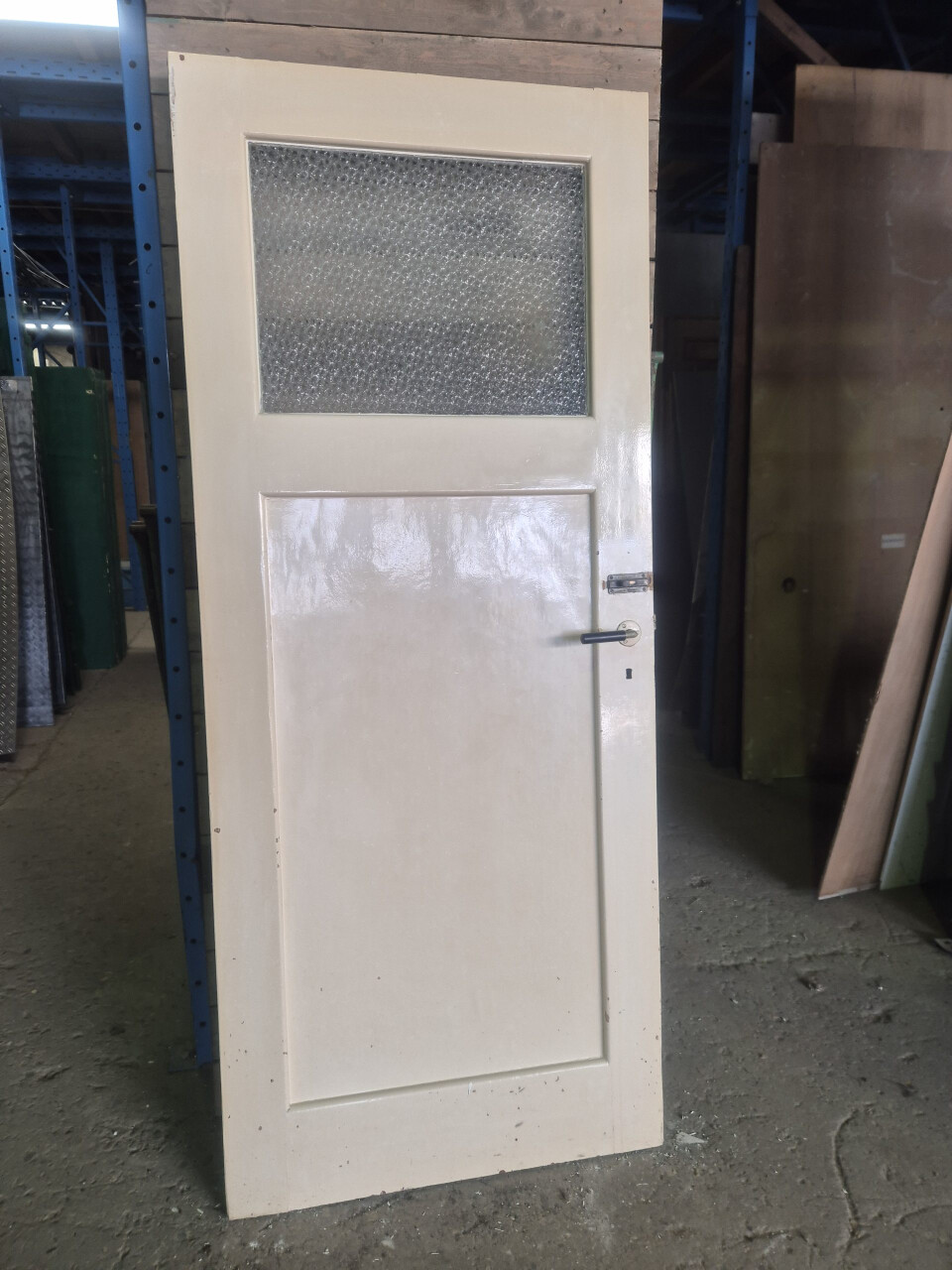 Binnendeur met glas - Toiletdeur - 11158 - Foto 1