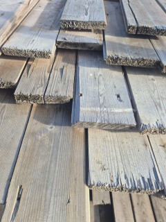 Vloerplanken - Gebruikt - Mes en groef - 24 mm dik - Foto 2