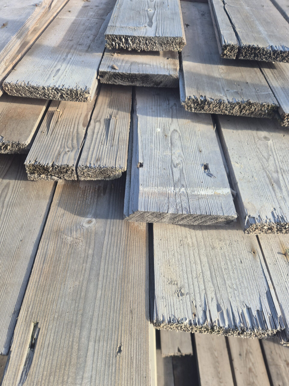 Vloerplanken - Gebruikt - Mes en groef - 24 mm dik - Foto 2