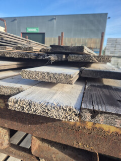 Vloerplanken - Gebruikt - Mes en groef - 24 mm dik - Foto 3