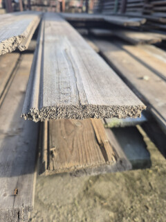 Vuren kraaldeel - Mes en groef - 15 mm dik - Foto 2