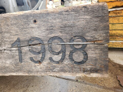 Houten bord "Weizigtpark 1948-1998" - Foto 8