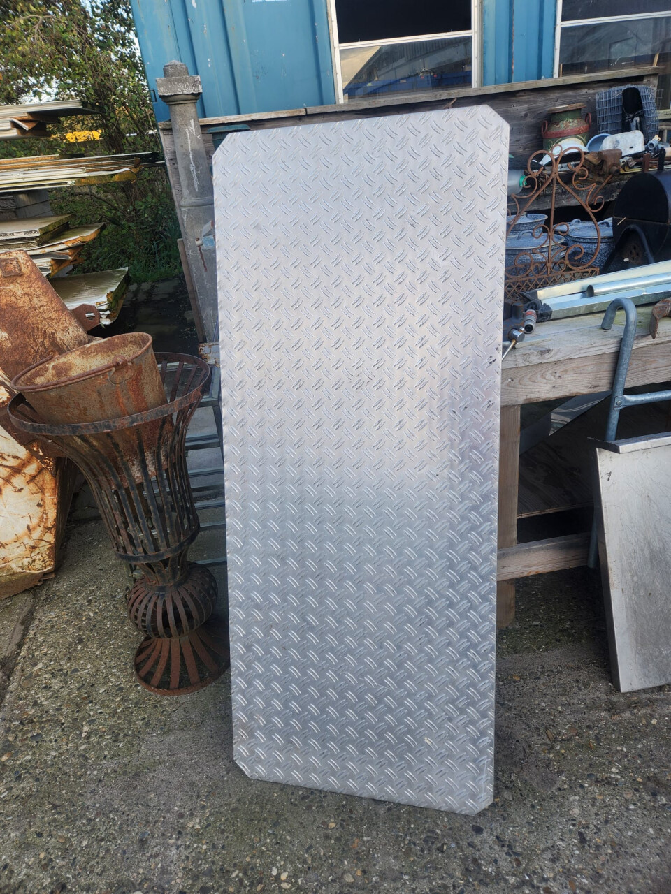 Aluminium tranenplaat - Foto 1