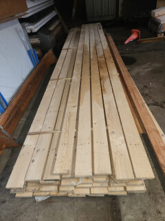 Vurenhouten planken, ongeschaafd en ontspijkerd - Foto 2