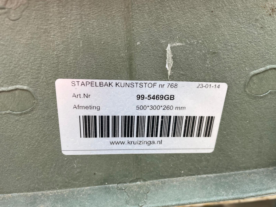 Kunststof stapelkratjes - Foto 9