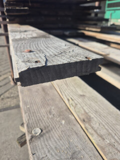 Partij planken mes en groef - zwart - 22 mm dik - Foto 2