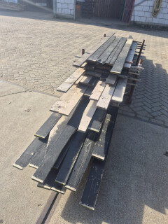 Partij planken mes en groef - zwart - 22 mm dik - Foto 3