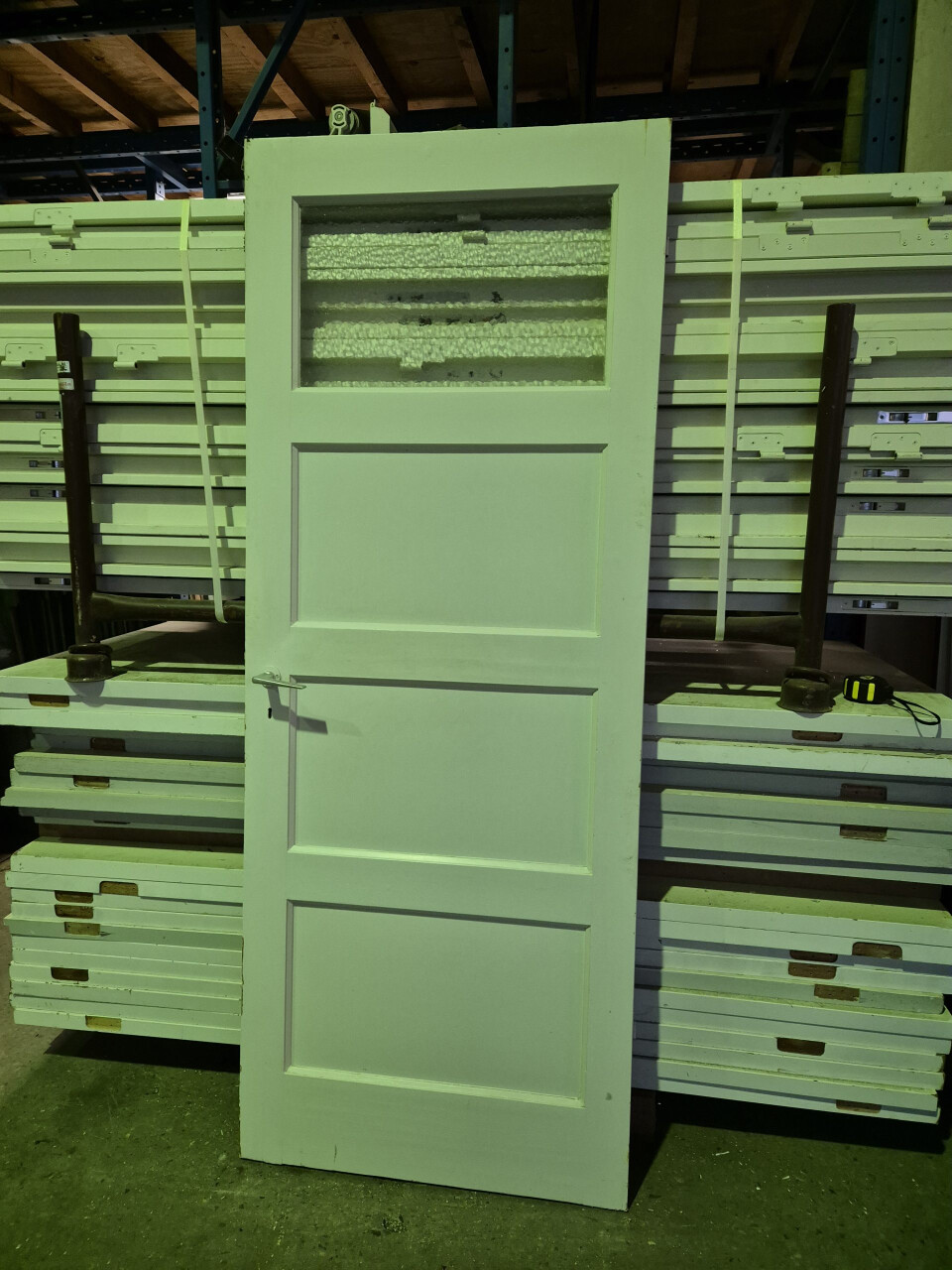 Paneeldeur 4-vaks met glas - 82,5x210,5 cm - 12138 - Foto 1