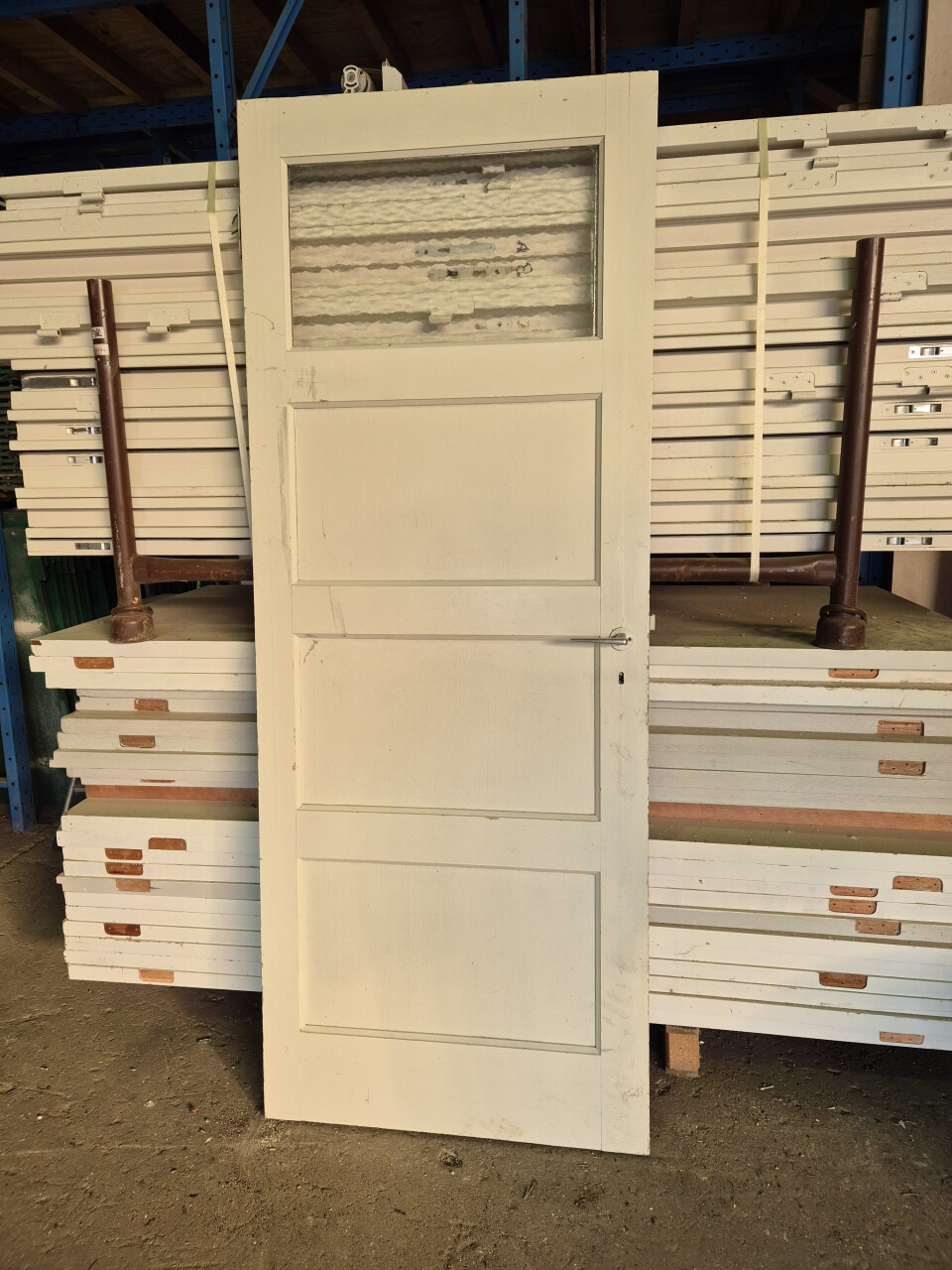 Paneeldeur 4-vaks met glas - 82,5x210,5 cm - 12138 - Foto 3