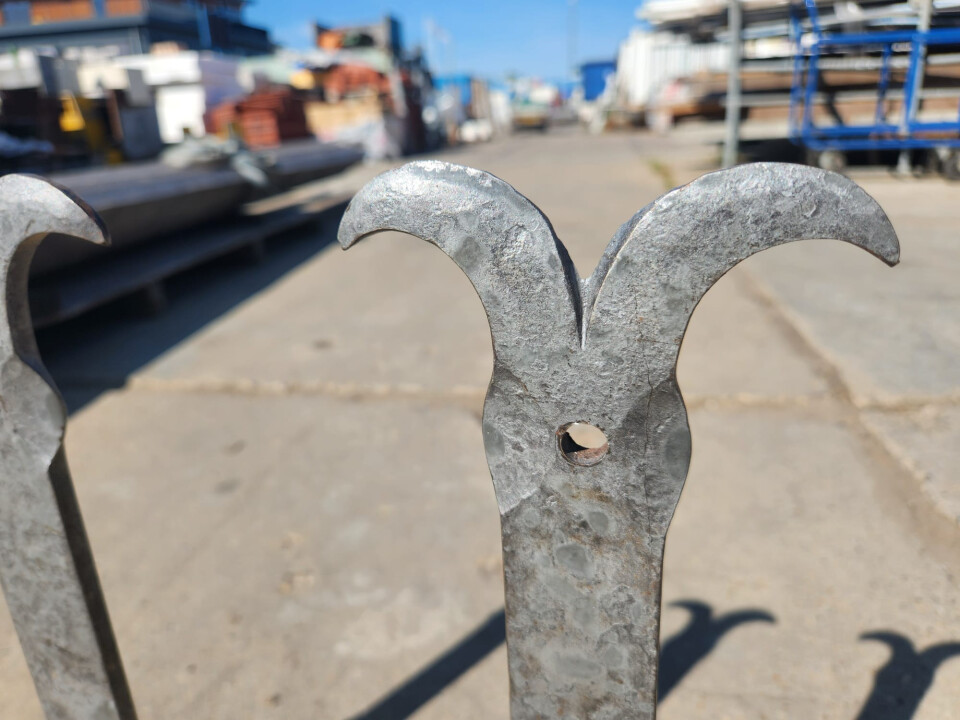 Hand gesmede hoekijzers - Foto 2