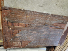 Partij underlayment 18 mm, een zijde resten parketvloer - Foto 7