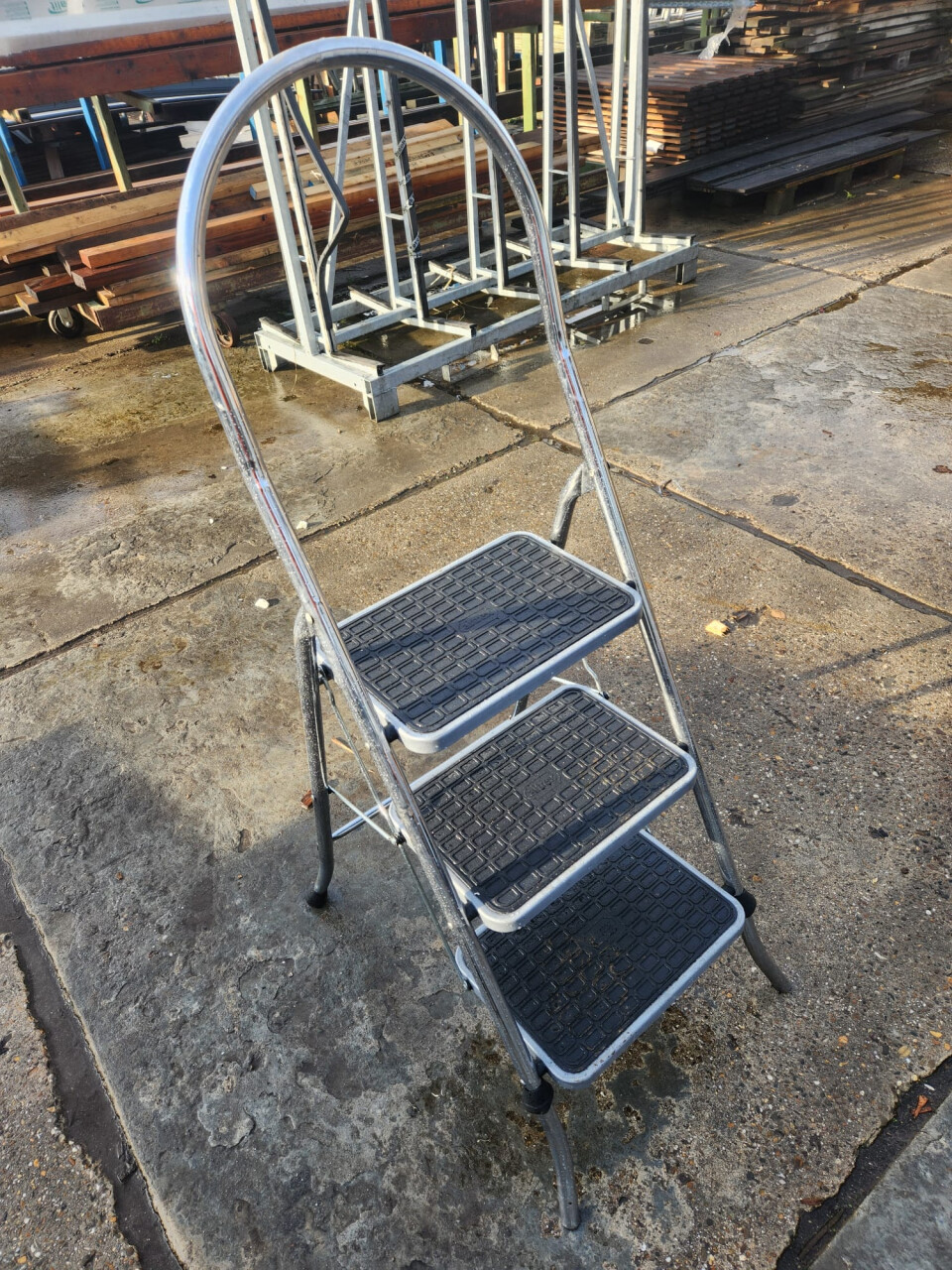 Trap voor in huis of tuin, 3 tredes - Foto 2