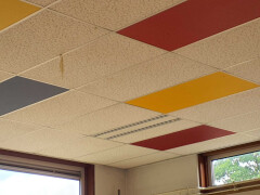 Plafondpanelen, mix wit/gekleurd, beschikbaar december/januari! - Foto 1