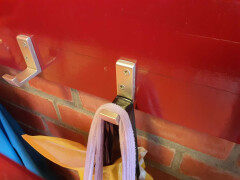 Garderobehaken, enkel en dubbel, beschikbaar december/januari! - Foto 3