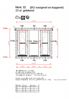 Nieuwe hardhouten Meranti kozijnen, zonder glas - Foto 9
