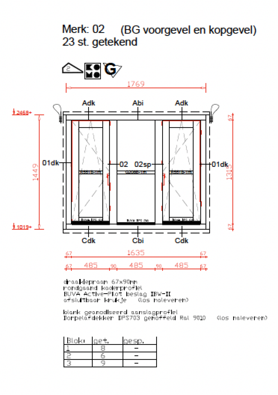 Nieuwe hardhouten Meranti kozijnen, zonder glas - Foto 9