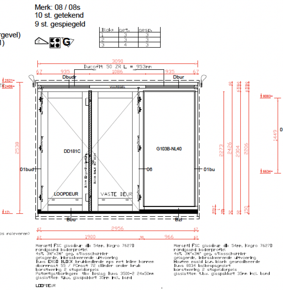 Nieuwe hardhouten Meranti kozijnen, zonder glas - Foto 3