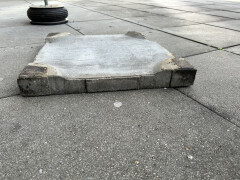 Draintegel beton grijs - Foto 1