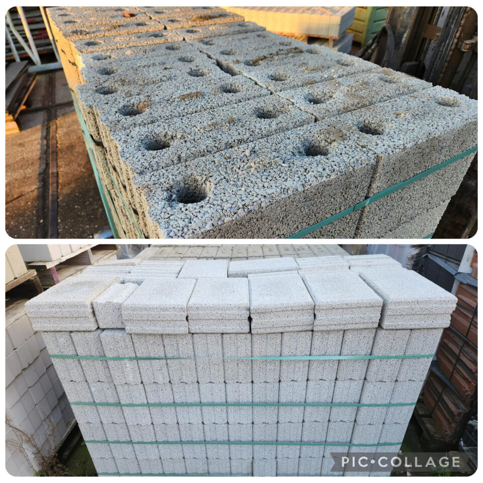 Grindbeton lijmblokken BIA 100/198 en 120/198