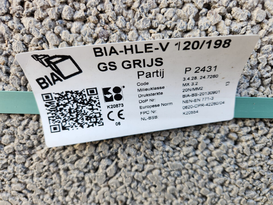 Grindbeton lijmblokken BIA 100/198 en 120/198 - Foto 9
