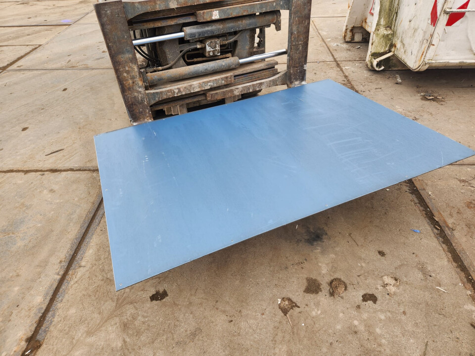 Aluminium platen met laagje kunststof - Foto 3